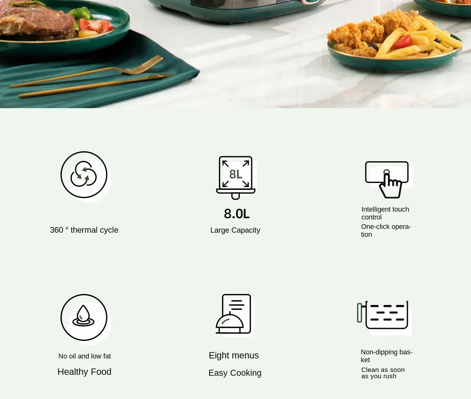 220V 8L Air Fryer