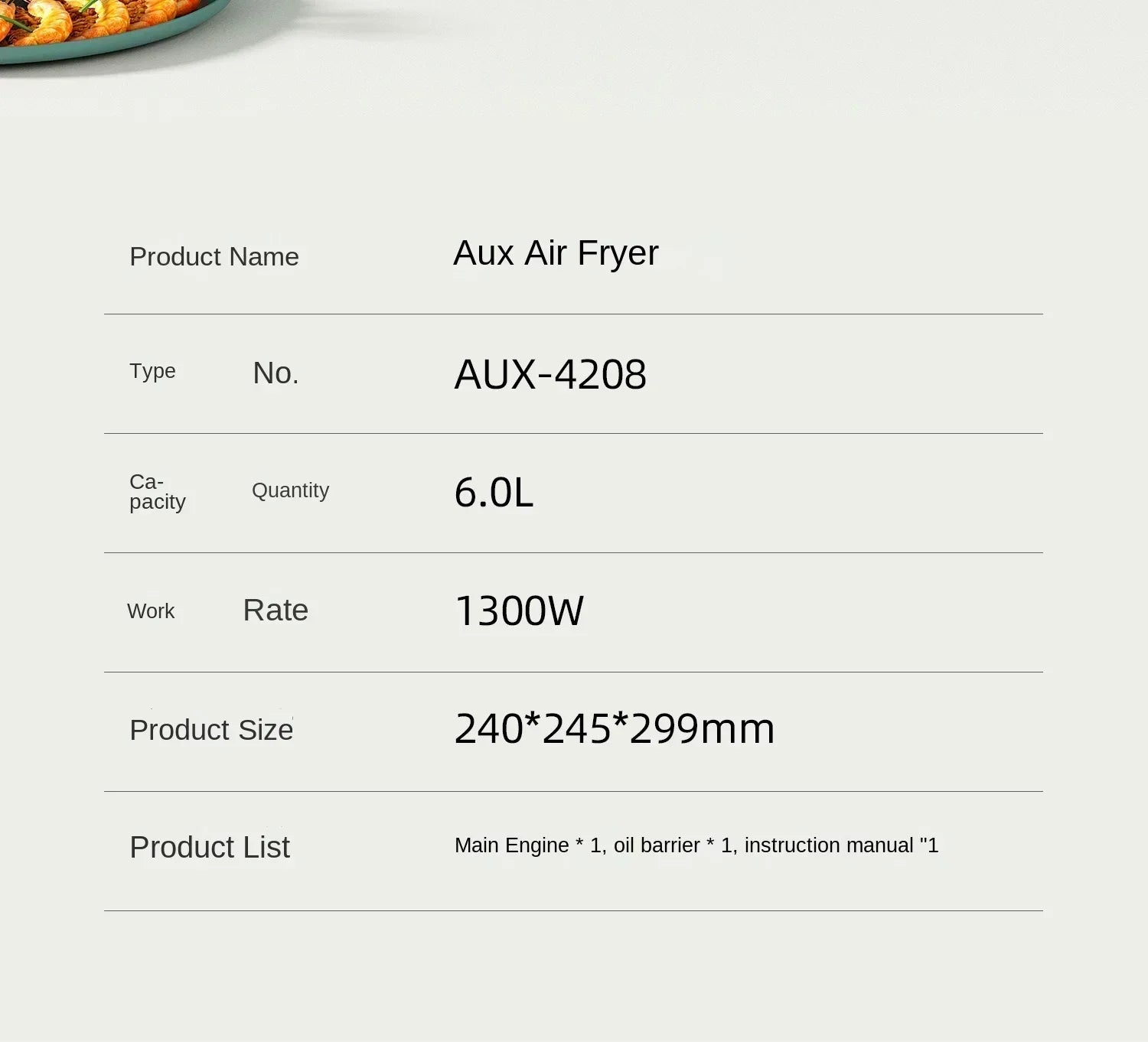 220V 8L Air Fryer