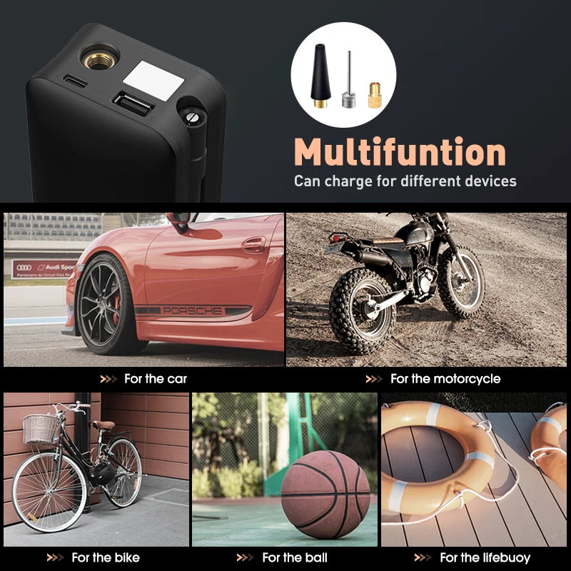 CARSUN™ Rechargeable Air Pump Tire Inflator