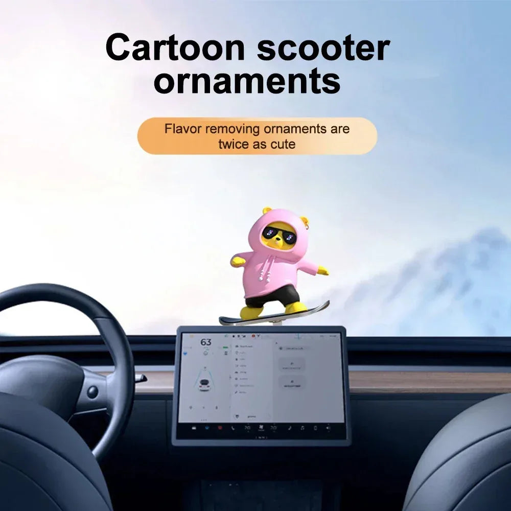 Car Automatic Bear Sliding Skateboard