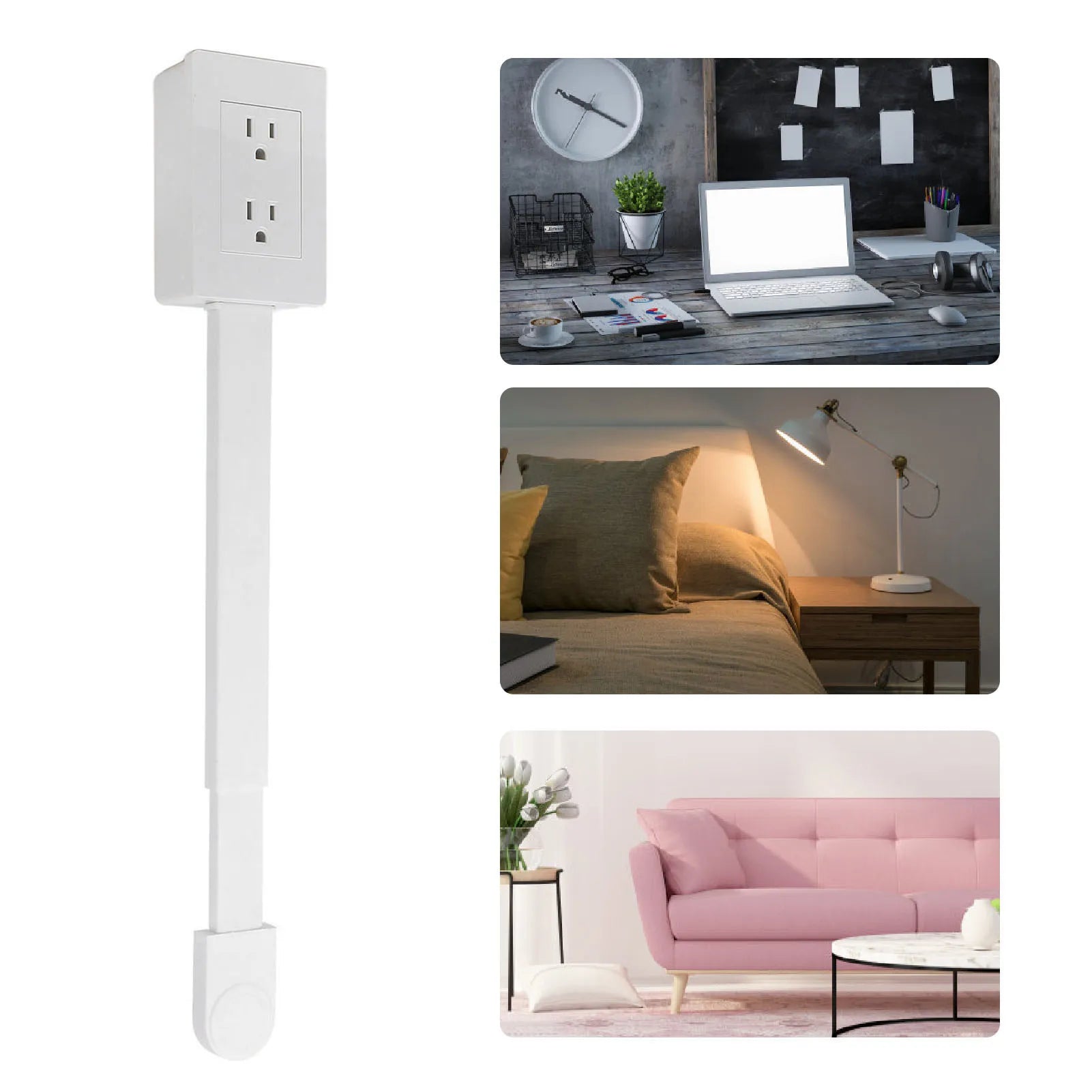 Rotatable Power Socket Expander