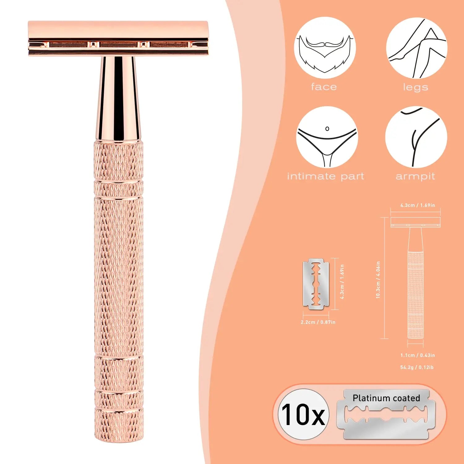 Double Edge Safety Razor for Women