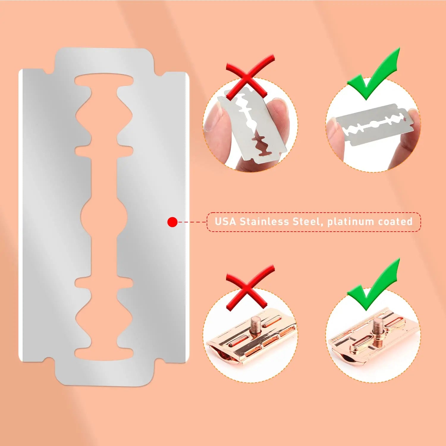 Double Edge Safety Razor for Women
