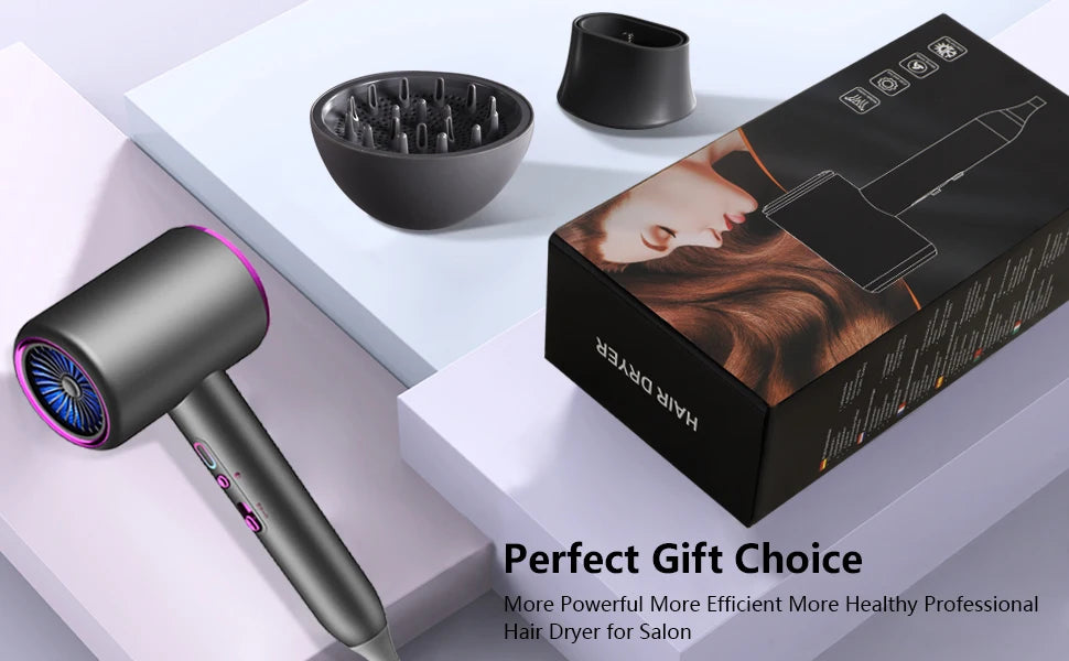 Professional Hair Dryer with Diffuser