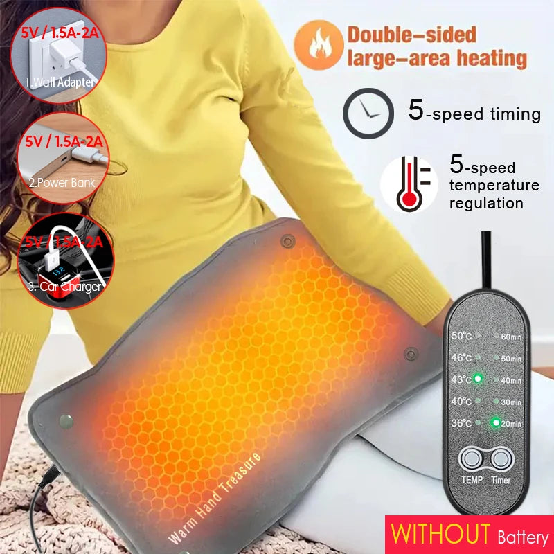 Graphene Quick Heating Warming Pad with Adjustable Temperature